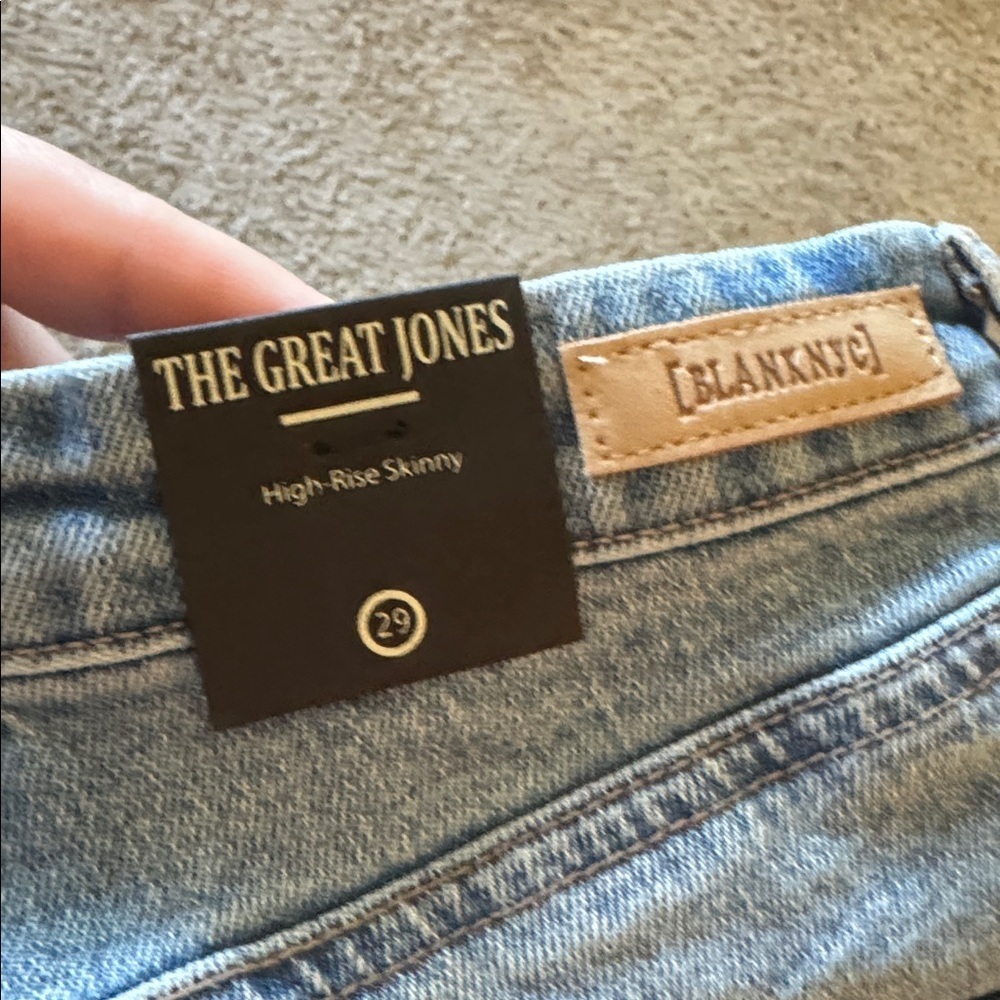 BlankNYC The Great Jones High Rise Jeans Denim NWT Size 29 - Picture 5 of 6